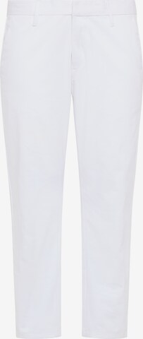 DreiMaster Maritim Slim fit Pants in White: front