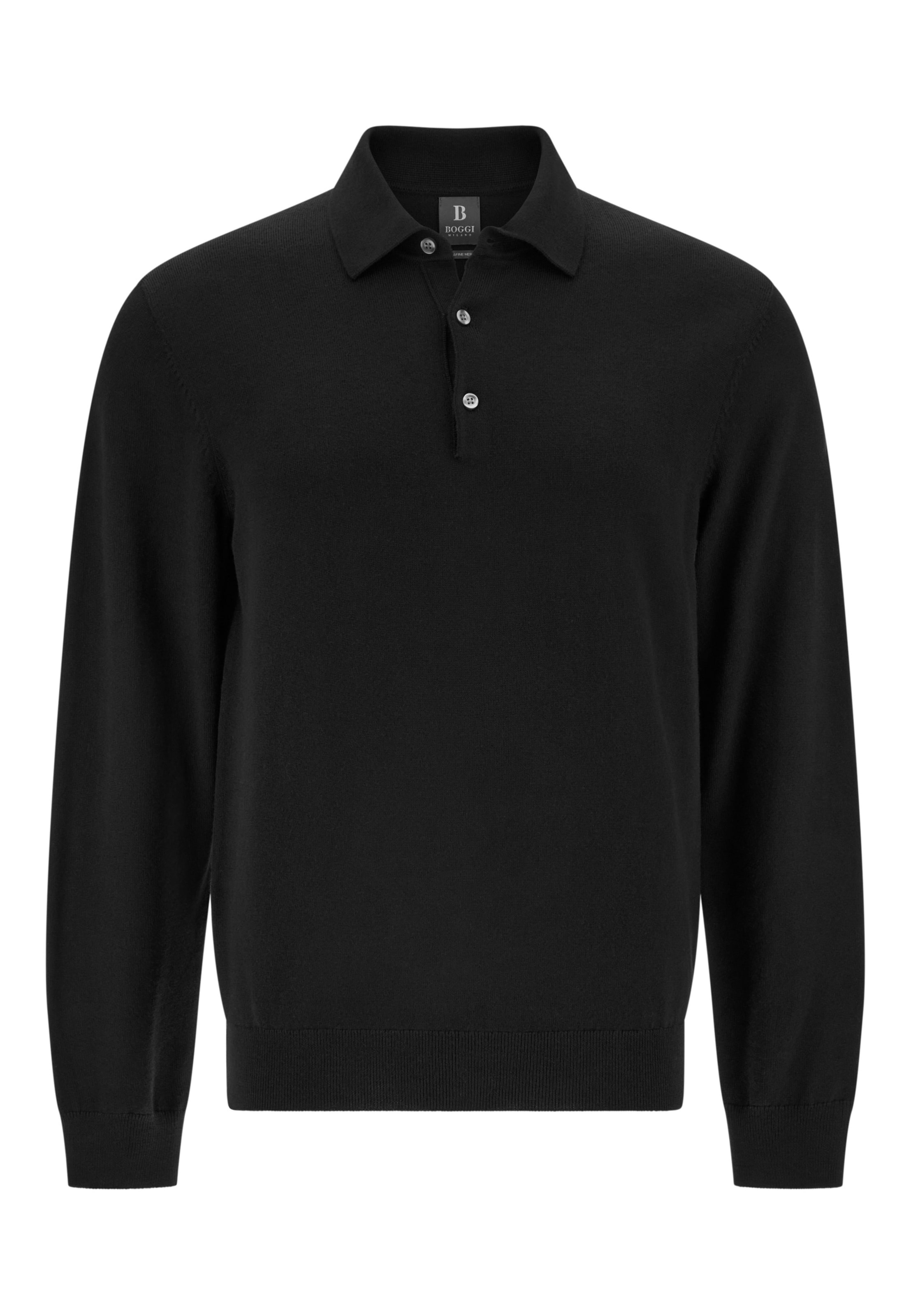 Boggi Milano Pullover in Schwarz: Vorderseite