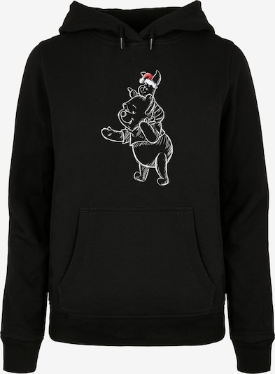 ABSOLUTE CULT Sweatshirt 'Winnie The Pooh - Piglet Christmas' in rot / schwarz / weiß, Produktansicht