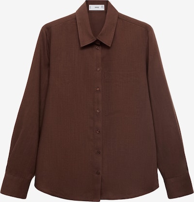 MANGO Pusero 'LINO' värissä ruskea, Tuotenäkymä