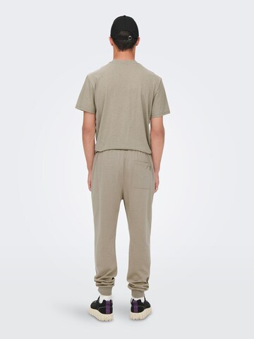 Tapered Pantaloni 'TOM' di Only & Sons in grigio