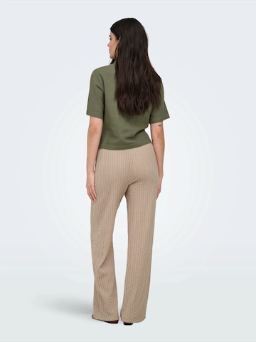 Wide Leg Pantalon 'ONLSIF' ONLY en beige