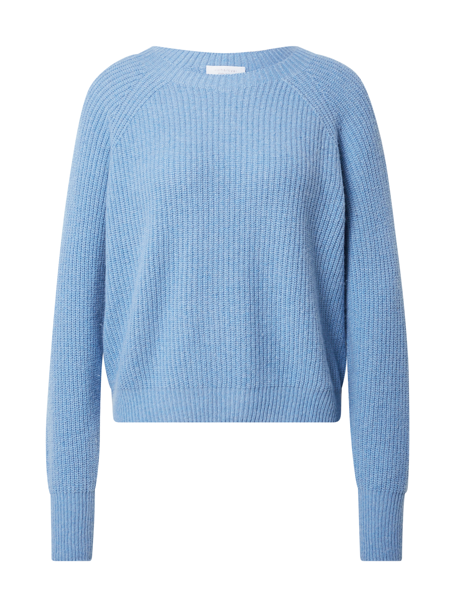Swetry & dzianina E1xDF Rich & Royal Sweter w kolorze Podpalany Niebieskim 