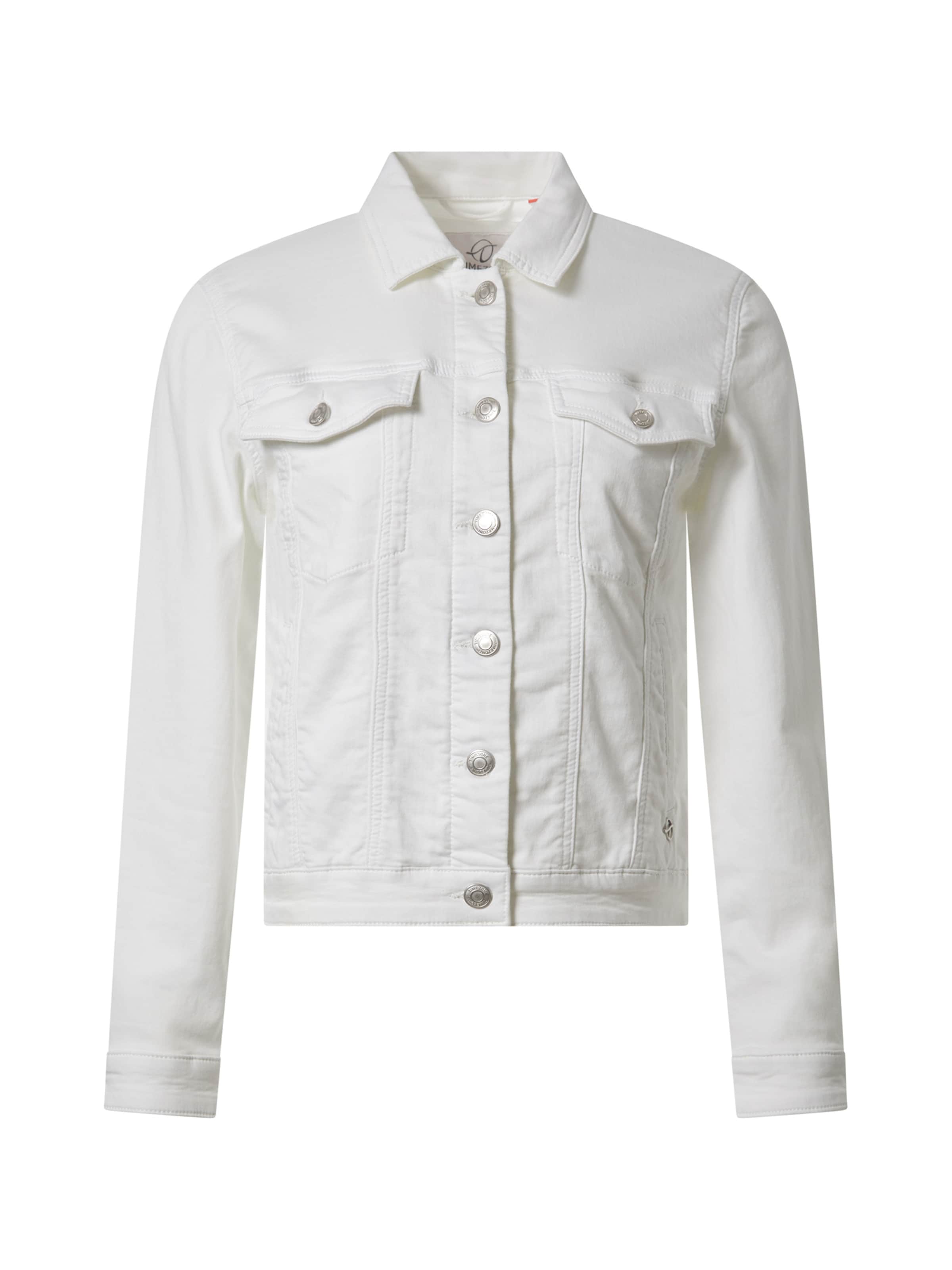 TIMEZONE Jeansjacke 'Casual' in Weiß: Vorderseite