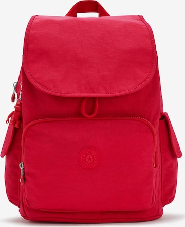 KIPLING Reppu 'CITY PACK' värissä punainen: edessä