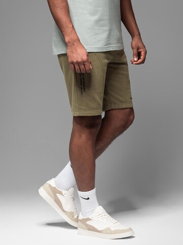 Ombre Regular Trousers in Green