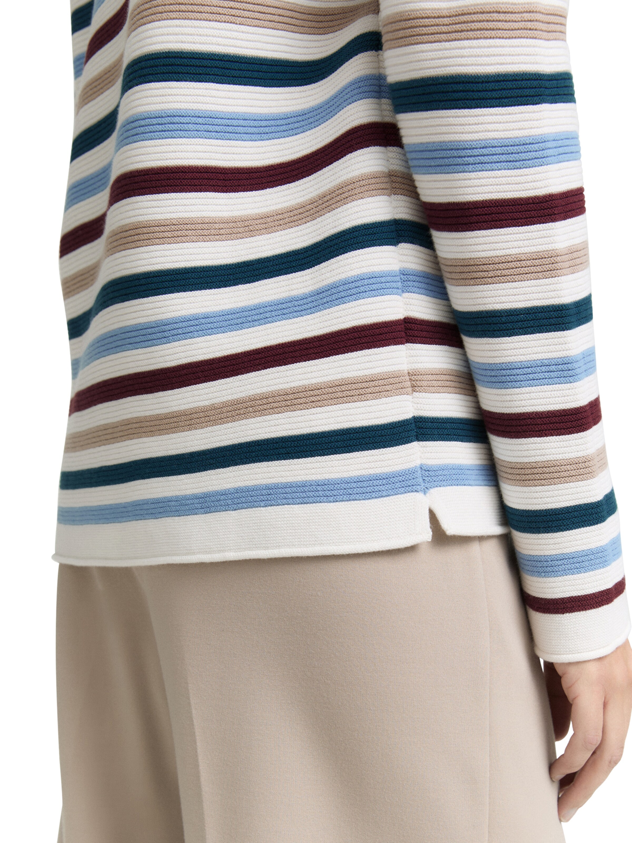 TOM TAILOR Sweater in White