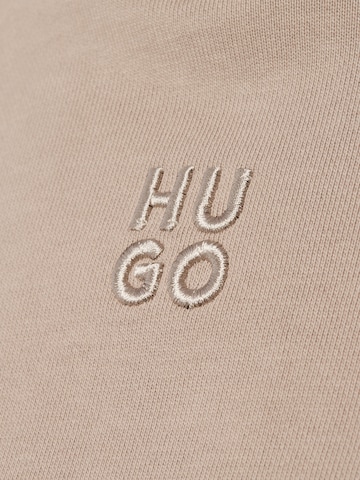 HUGO Sweatshirt 'Delfinia' in Beige
