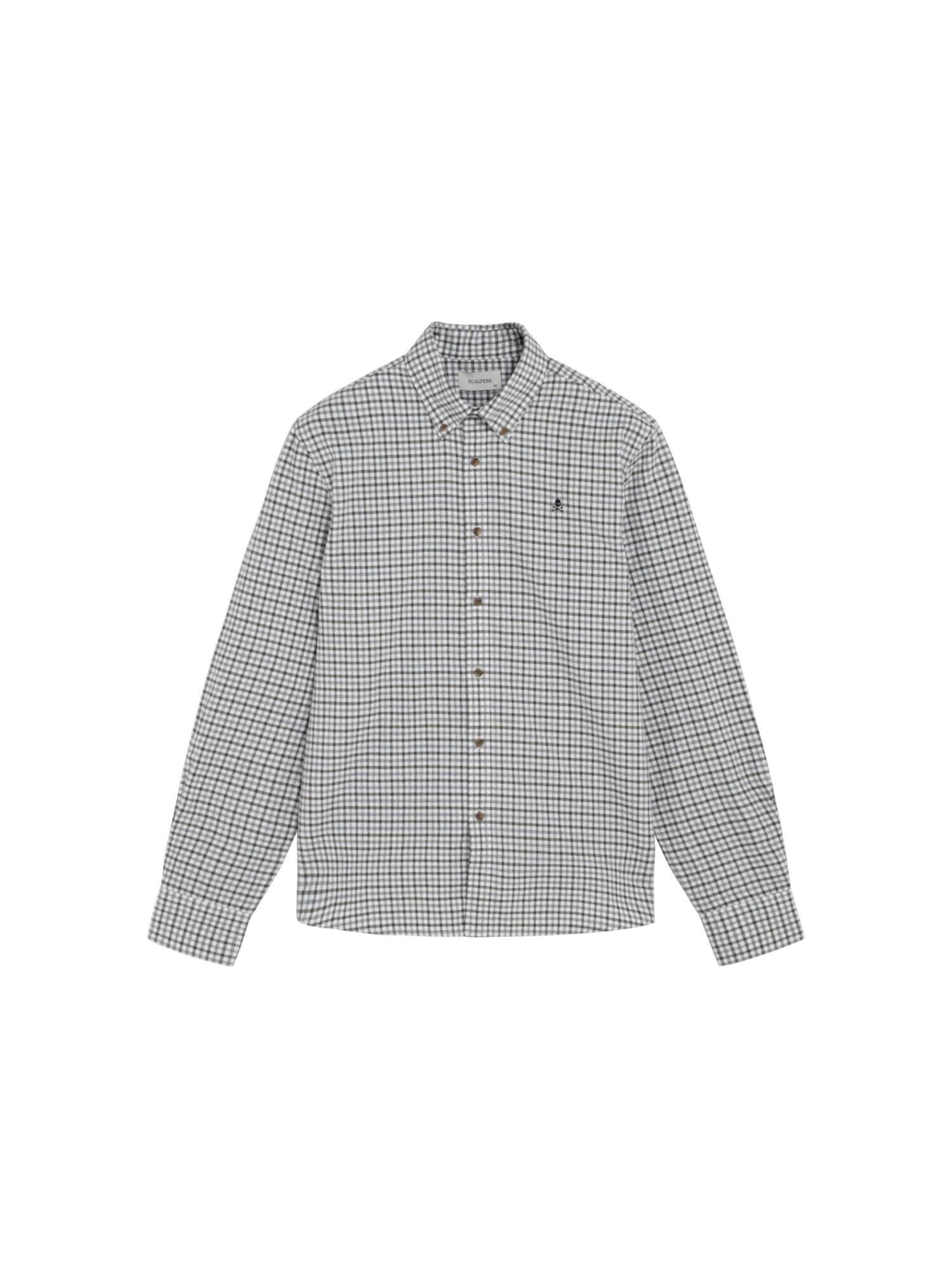 Regular fit Camicia di Scalpers in beige: frontale