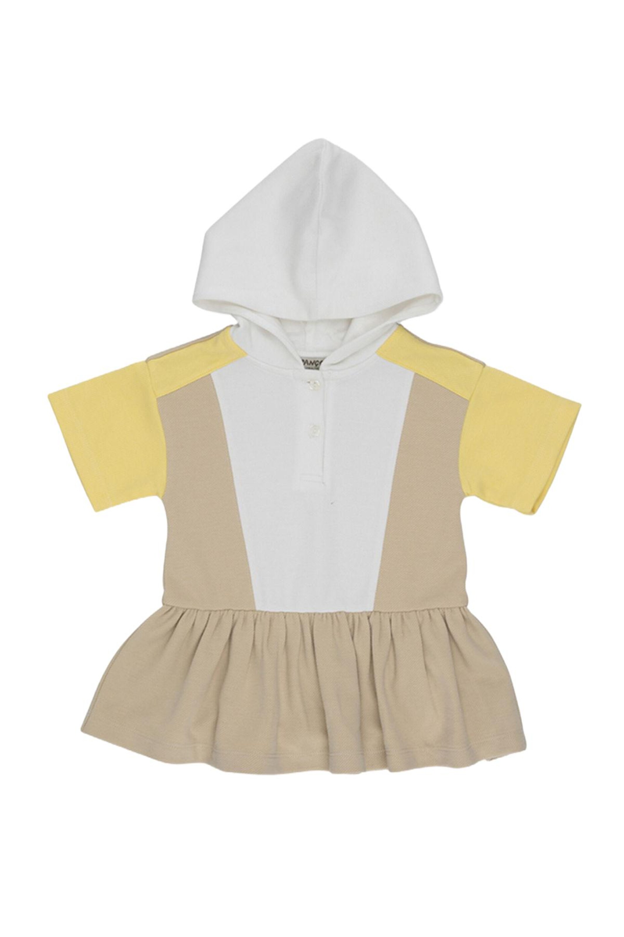 Panço Dress in Beige: front