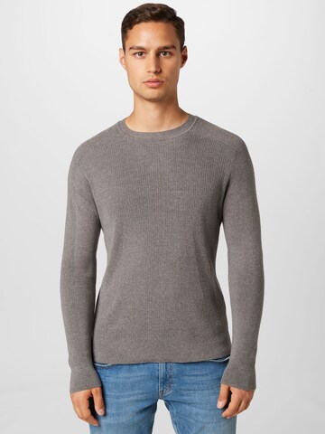 UNITED COLORS OF BENETTON Sweater in Grey: front