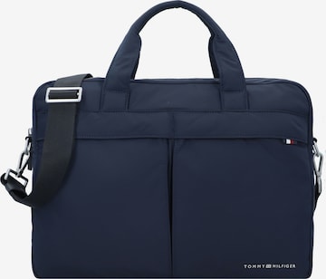 Borsa per laptop di TOMMY HILFIGER in blu: frontale