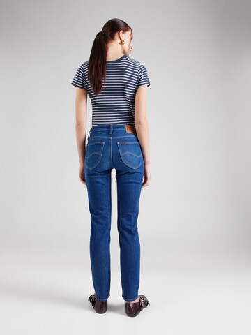 Lee Slimfit Jeans 'ELLY' in Blauw: terug