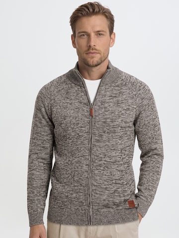 BLEND Knit cardigan 'Daniri' in Grey: front
