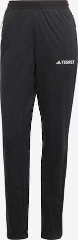 Pantalon outdoor 'Xperior' ADIDAS TERREX en noir : devant