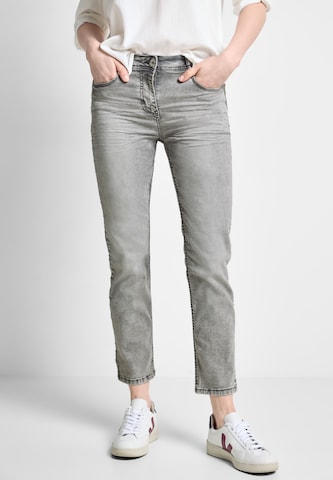 CECIL Slimfit Jeans 'Graue' in Grau: predná strana
