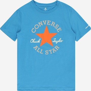 CONVERSE Tričko - Modrá: predná strana