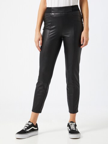 Skinny Leggings de la STREET ONE pe negru: față