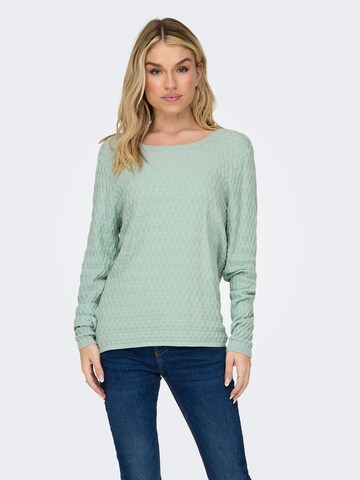 Pull-over 'FAYE' ONLY en vert : devant