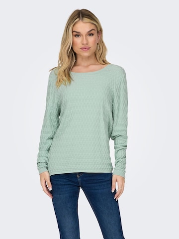 ONLY Sweater 'FAYE' in Green: front