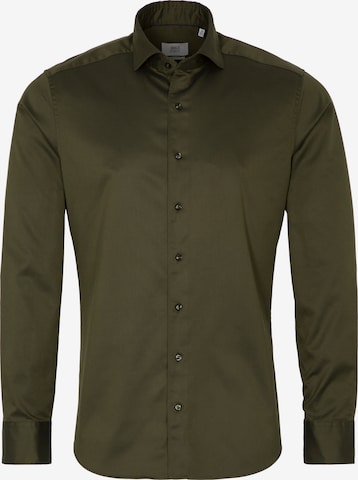 ETERNA Zakelijk overhemd in Groen: voorkant