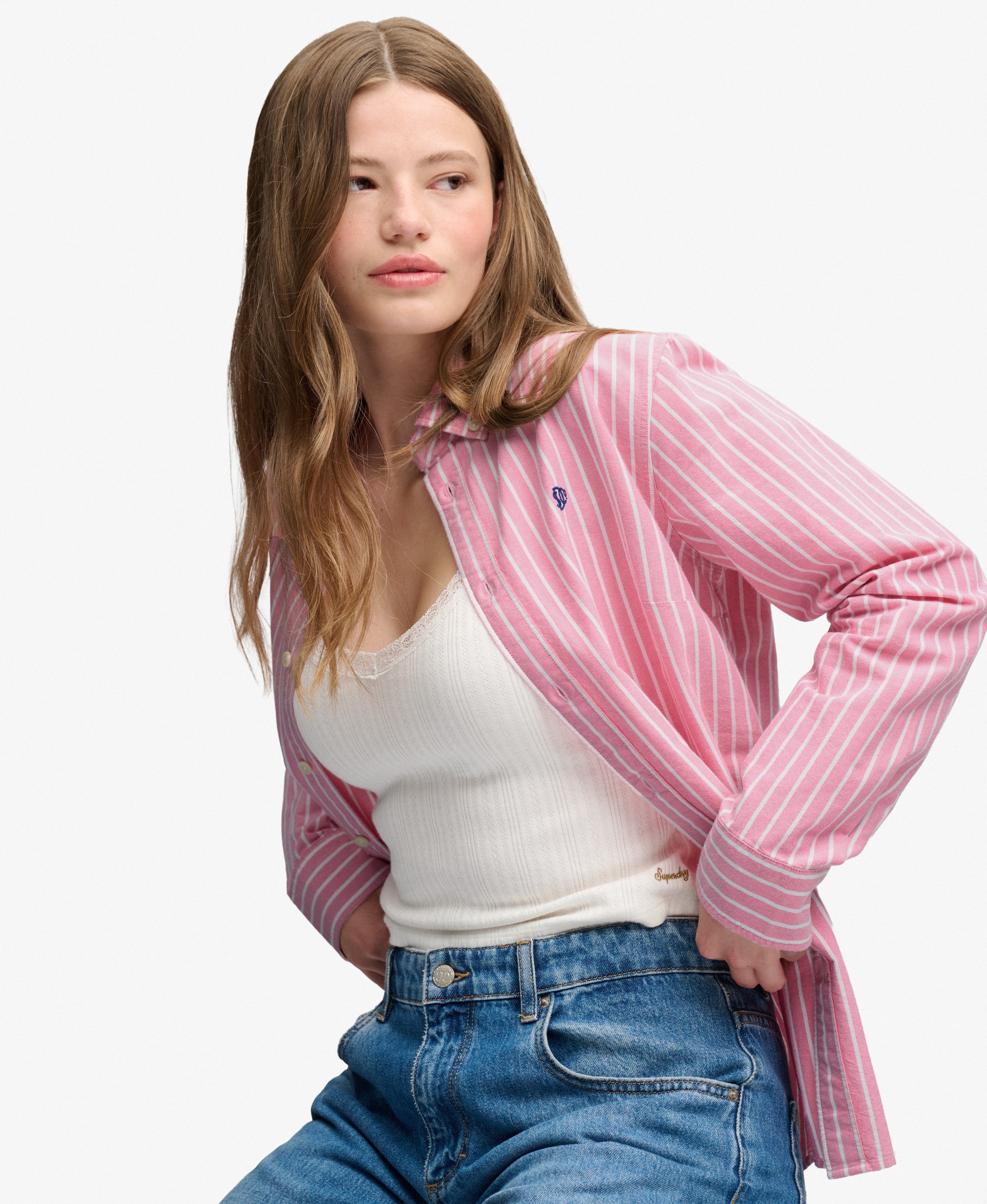 Superdry & Co Bluse in Pink