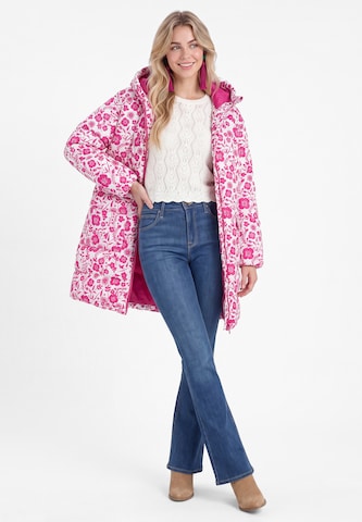 IZIA - Abrigo de invierno en rosa