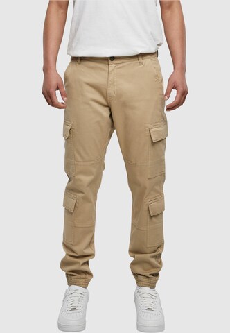 Urban Classics - Tapered Pantalón cargo en beige: frente