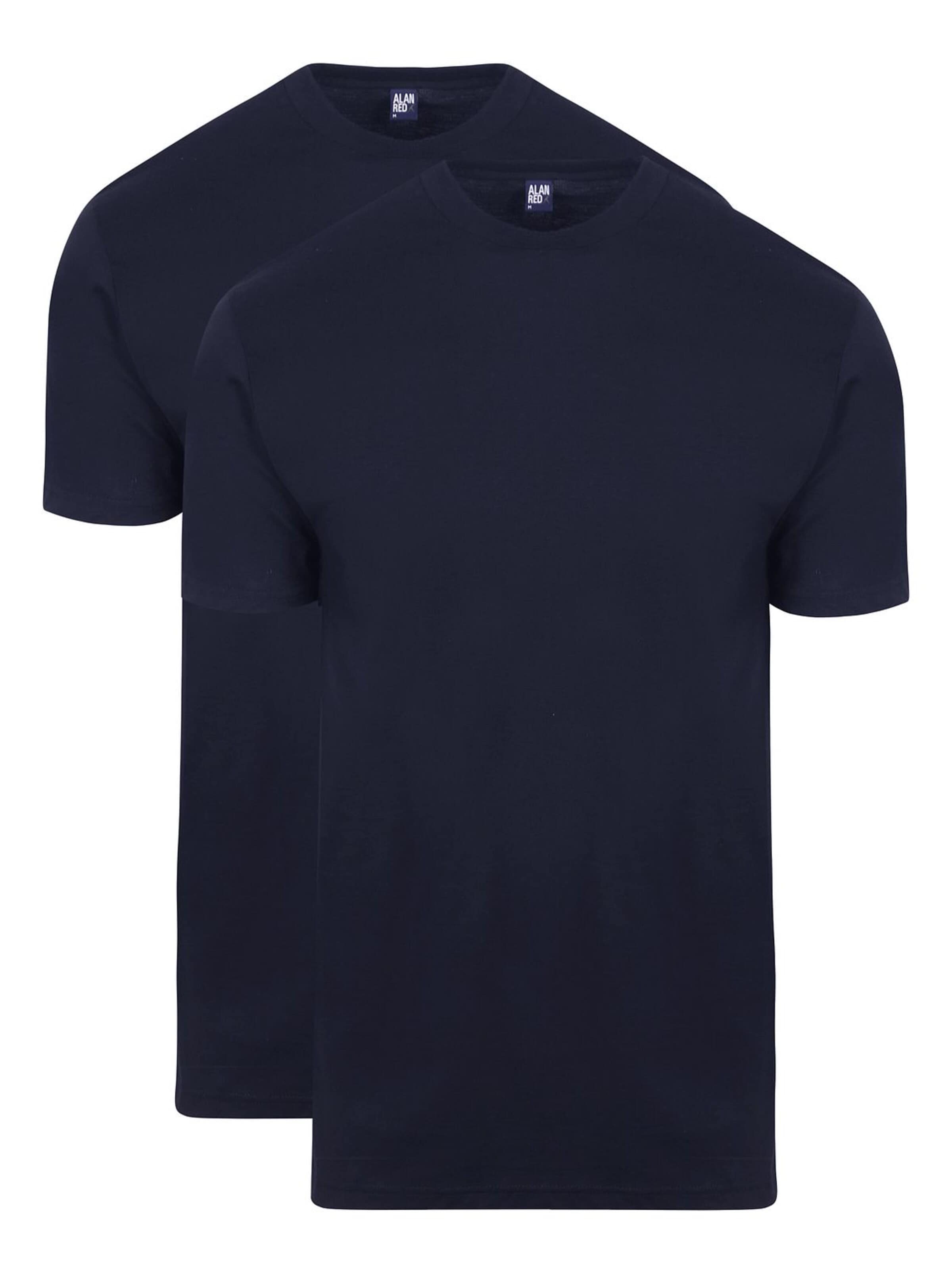 alan red Shirt 'Virginia' in Blauw: voorkant
