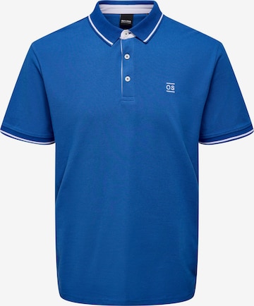 Only & Sons قميص 'Fletcher' بلون أزرق: الأمام