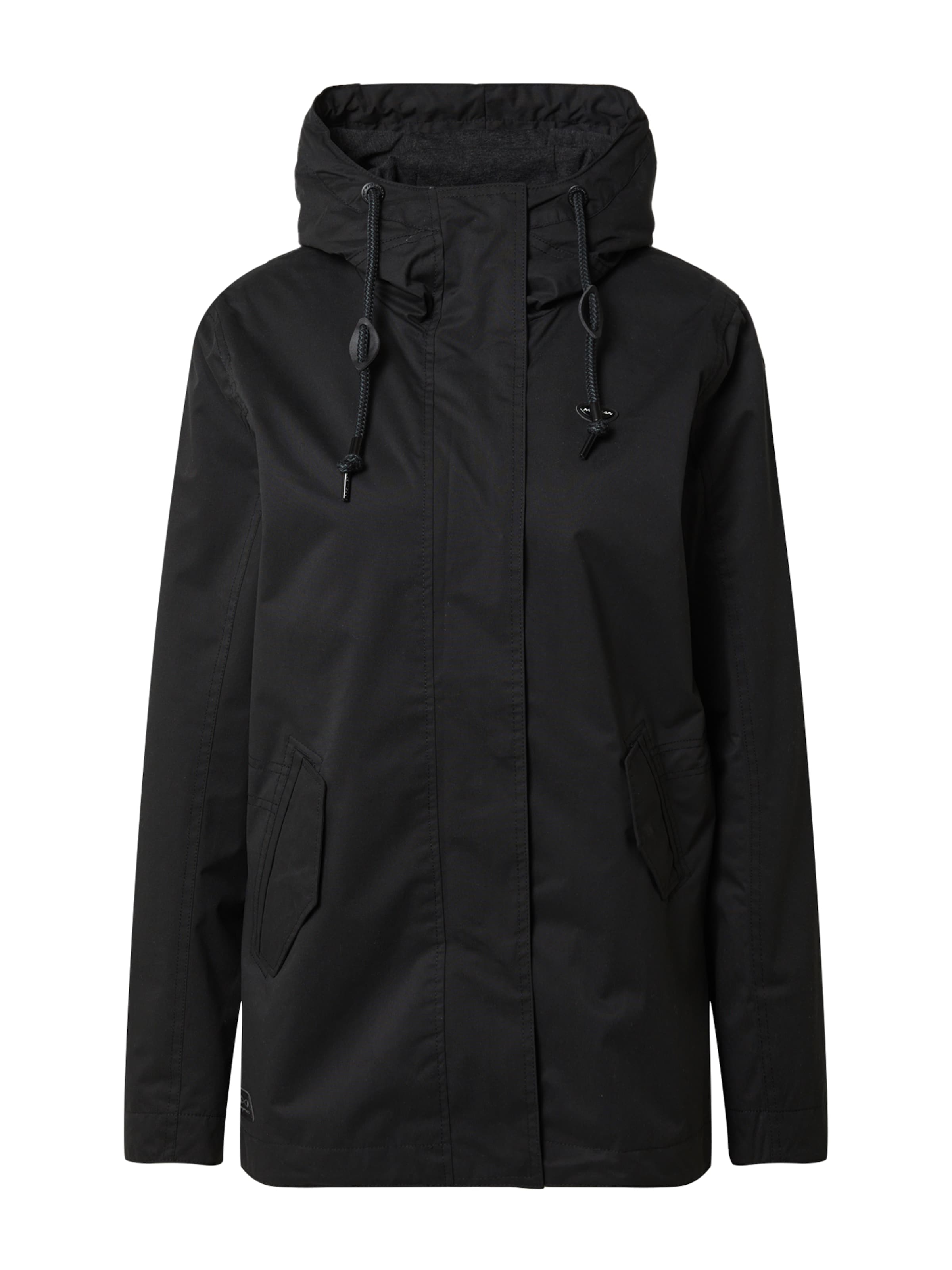 Ragwear Tussenjas 'Lenca' in Zwart: voorkant