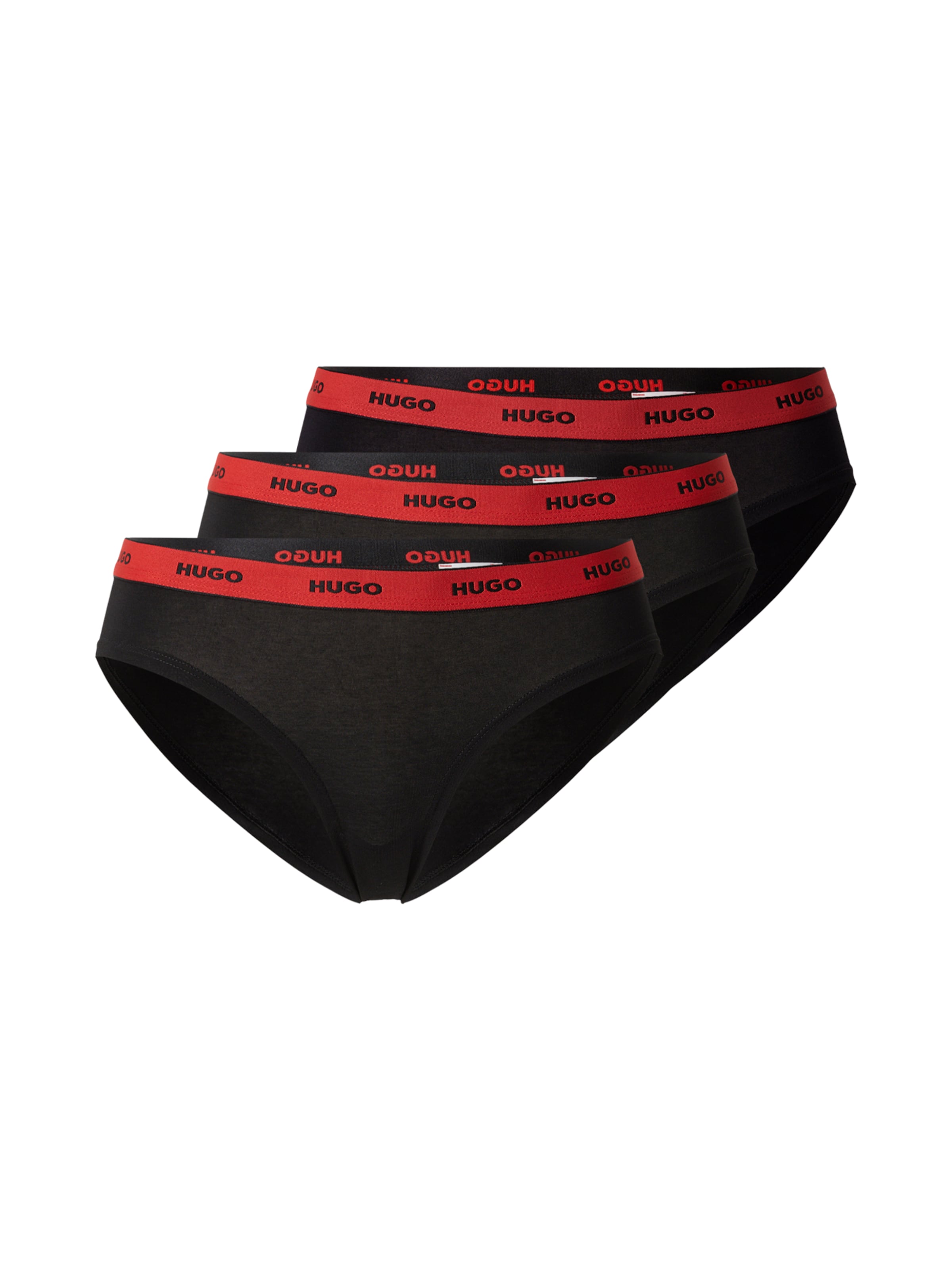 HUGO Kalhotky – černá: přední strana