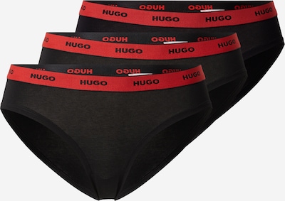 Moteriškos kelnaitės iš HUGO, spalva – raudona / juoda, Prekių apžvalga