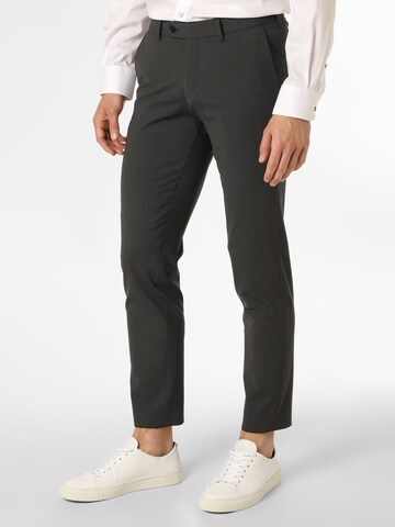 Finshley & Harding London Slim fit Pants ' Hoxdon ' in Grey: front