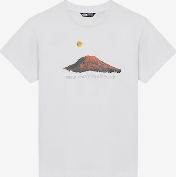 THE NORTH FACE Toiminnallinen paita 'MOUNTAIN NIGHT' värissä valkoinen: etupuoli