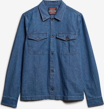 Veste mi-saison 'The Merchant Store' Superdry en bleu : devant