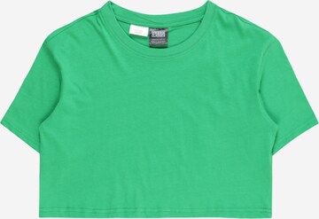 Urban Classics Shirt in Groen: voorkant