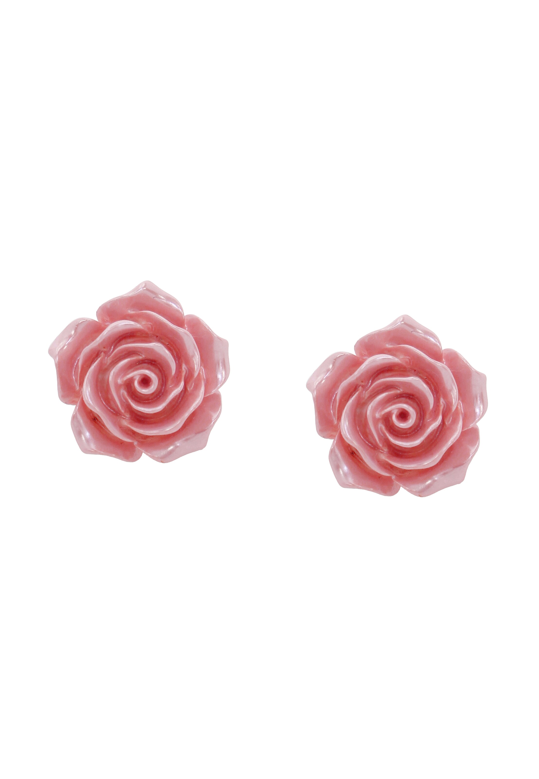Betsey Johnson Náušnice 'Sweetheart Rose' – pink