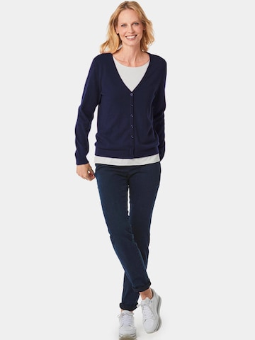 Goldner Knit Cardigan in Blue