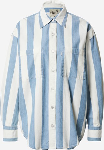 LEVI'S ® Blouse 'Silver Tab™ Loose Shirt' in Blauw: voorkant