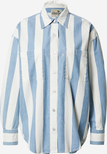 Camicia da donna 'Silver Tab™ Loose Shirt' LEVI'S ® di colore blu chiaro / bianco, Visualizzazione prodotti