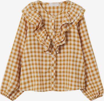MANGO KIDS Bluse 'June' in Gelb: predná strana