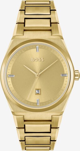 BOSS Analoog horloge in Goud: voorkant