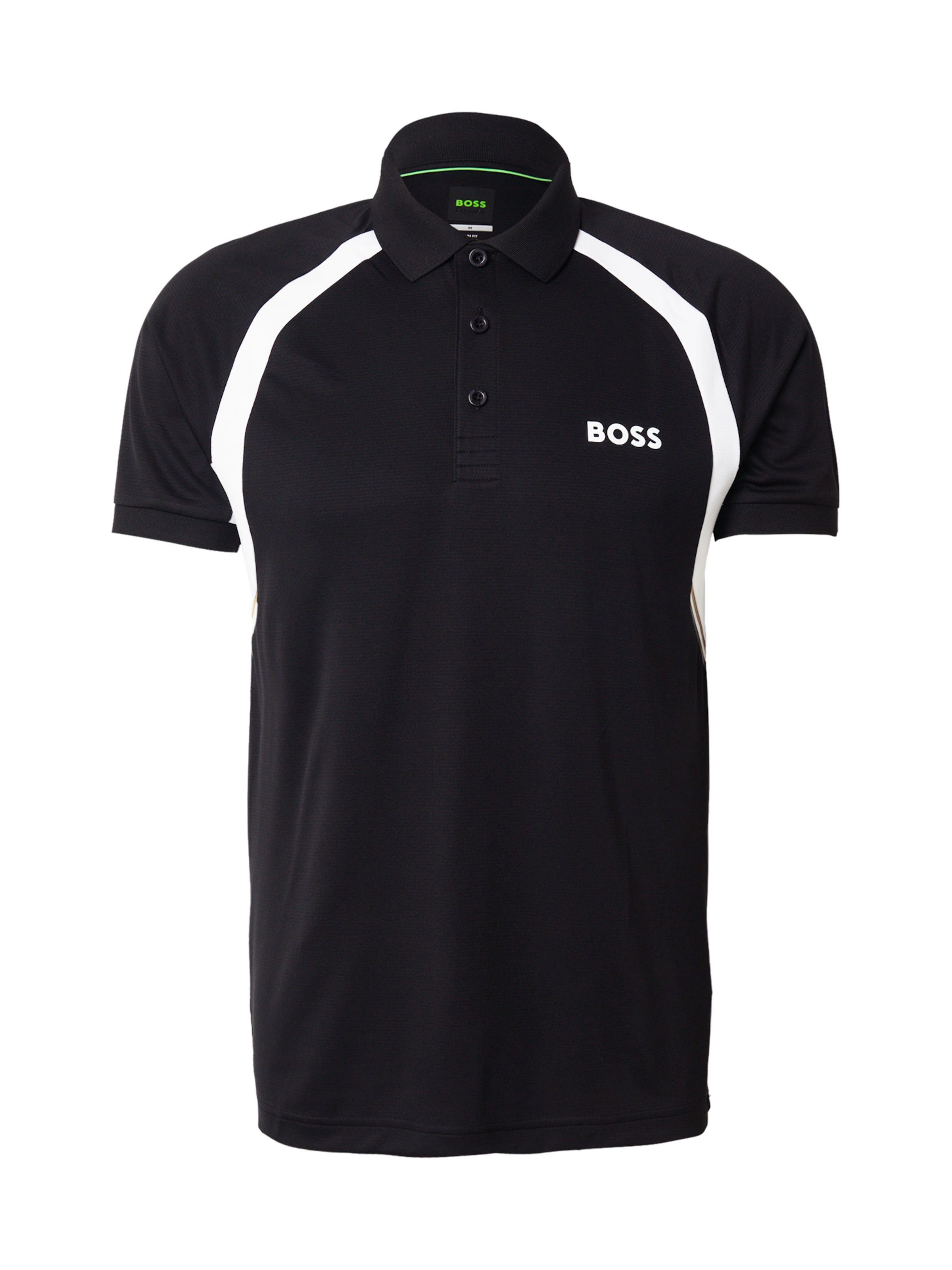 BOSS Funkcionalna majica | črna barva: sprednja stran