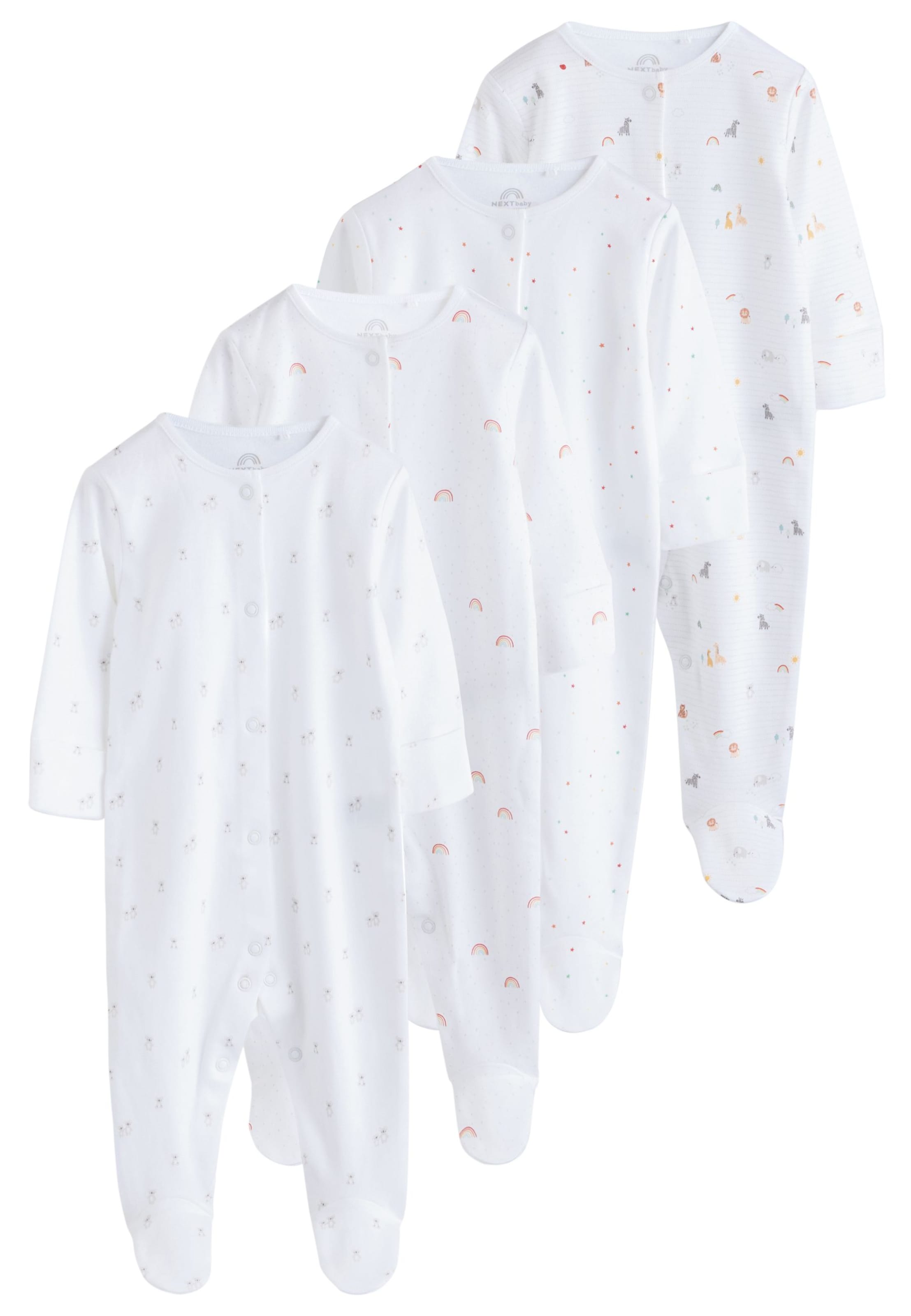 Next Ползунки/боди в Белый: спереди