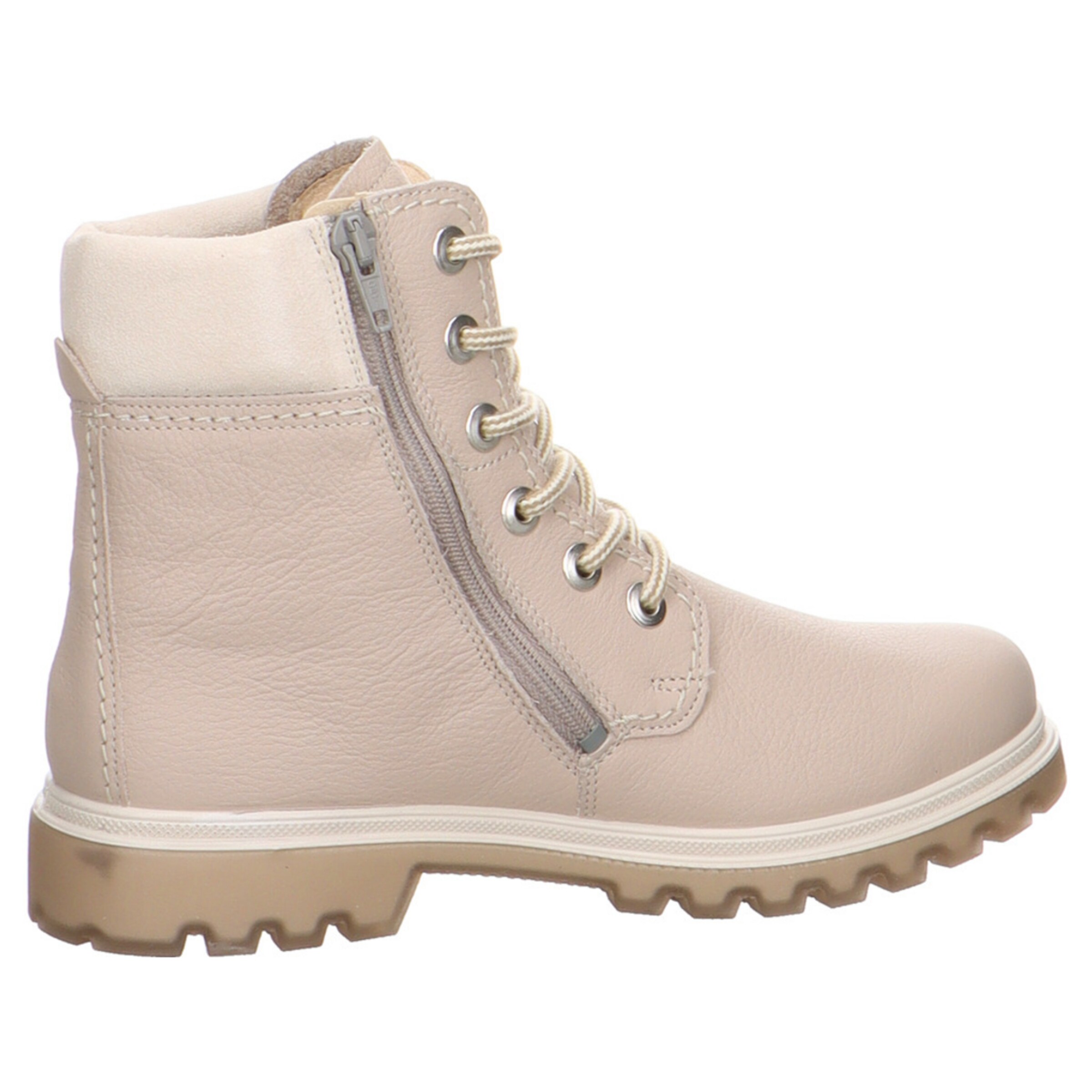 Stivaletto stringato di SUPERFIT in beige