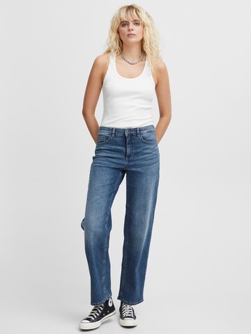 ICHI Loosefit Jeans 'WIGGY' i blå