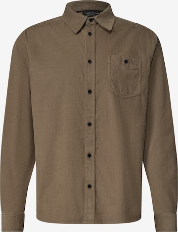 Street One MEN Regular Fit Hemd in Braun: Vorderseite