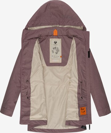 Manteau fonctionnel 'Dakkota II' Ragwear en violet