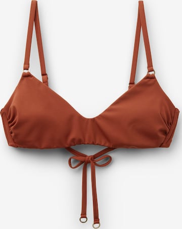 CALZEDONIA Bikinitop 'Premium Fit' in Braun: Vorderseite